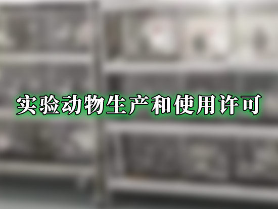 实验动物生产和使用许可