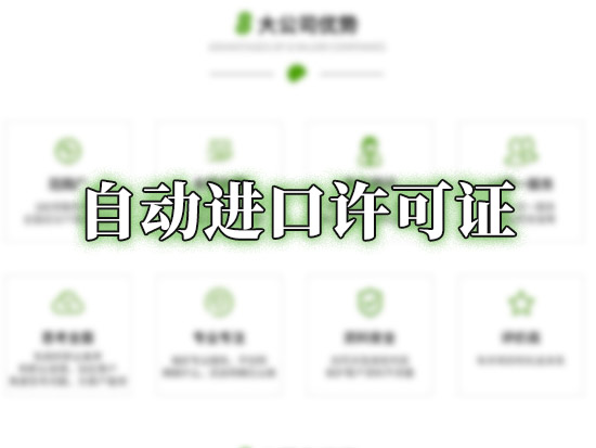 自动进口许可证